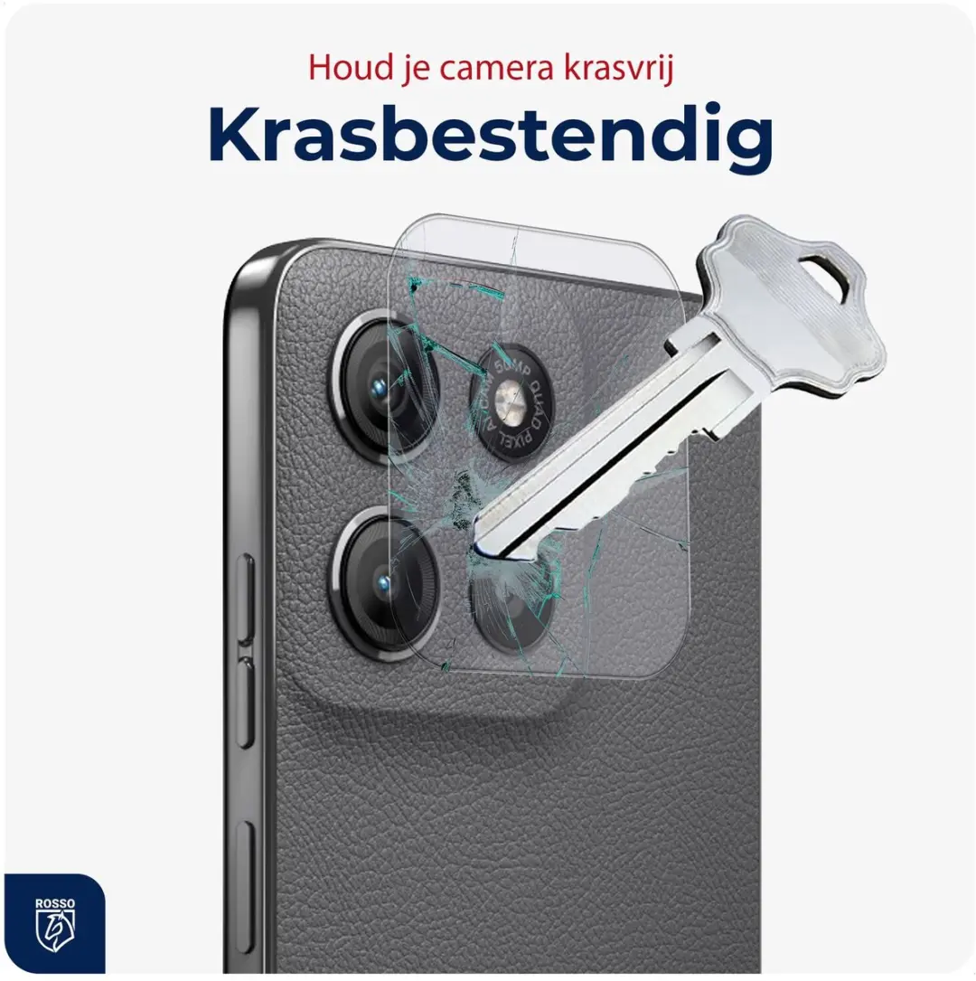 Rosso Camera Protector Motorola Moto G53 5G - Ultra Dun Glas - Transparant - afbeelding 6 van 6