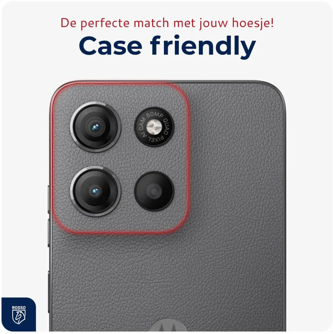 Rosso Camera Protector Motorola Moto G53 5G - Ultra Dun Glas - Transparant