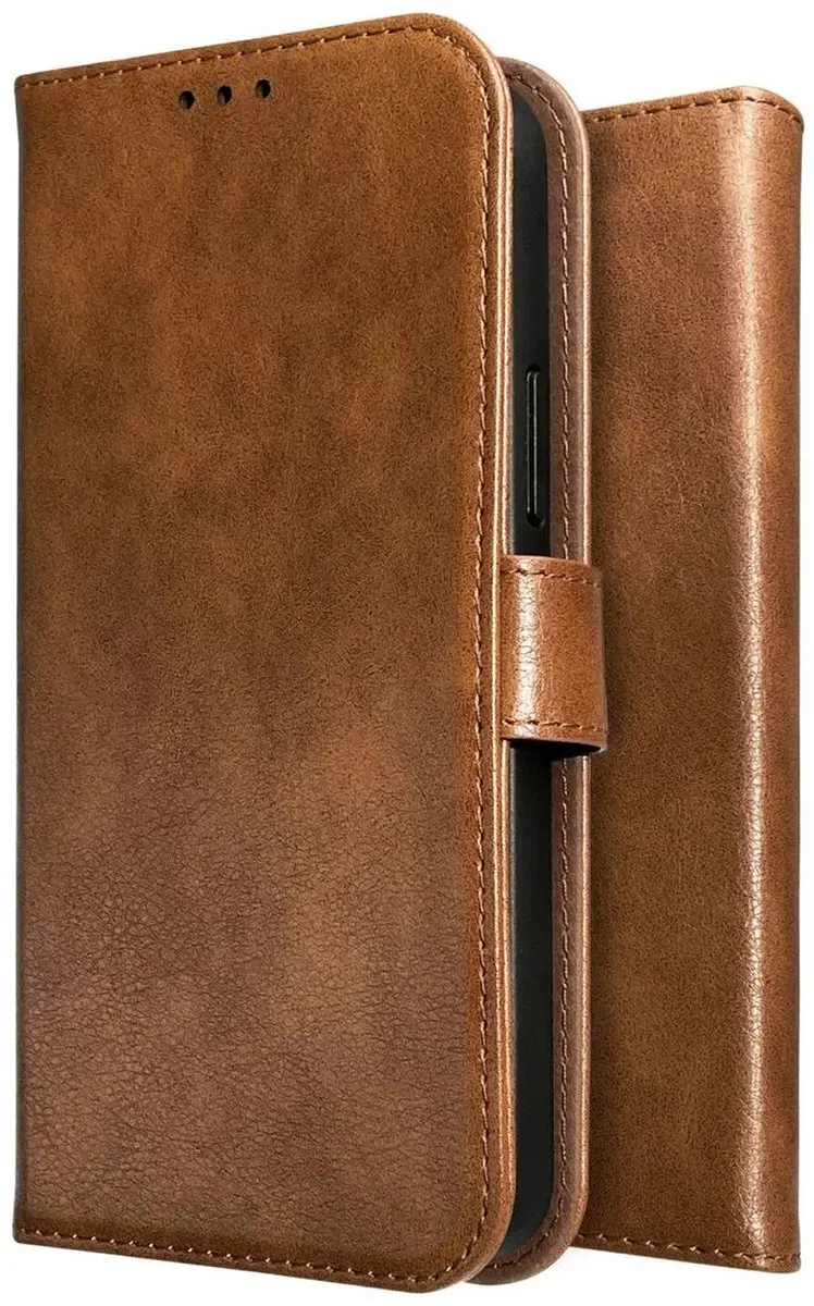 Rosso Element 218697 iPhone 17 Hoesje - 2-in-1 Portemonnee Bruin