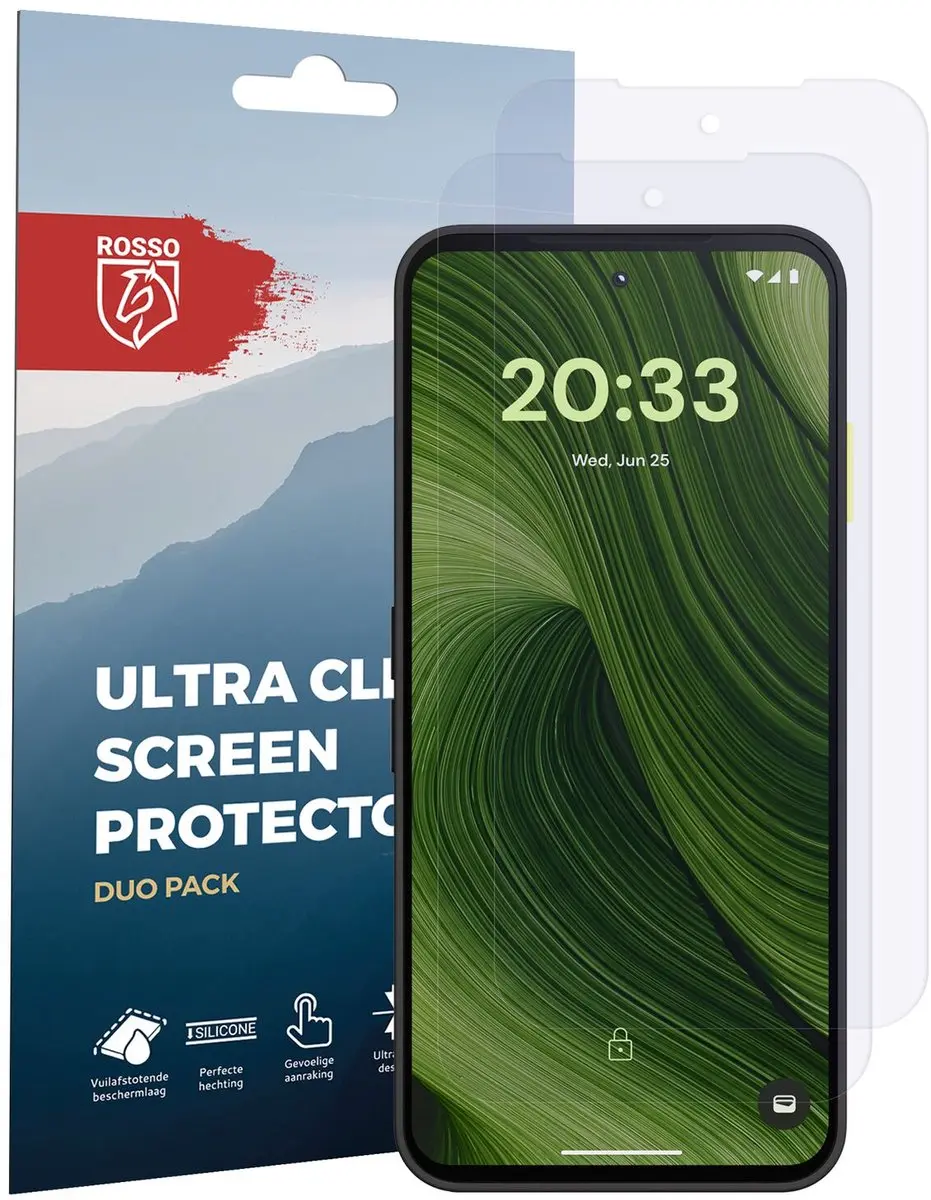 Rosso Screen Protector Fairphone 6 - 2 Stuks - Ultra Clear TPU