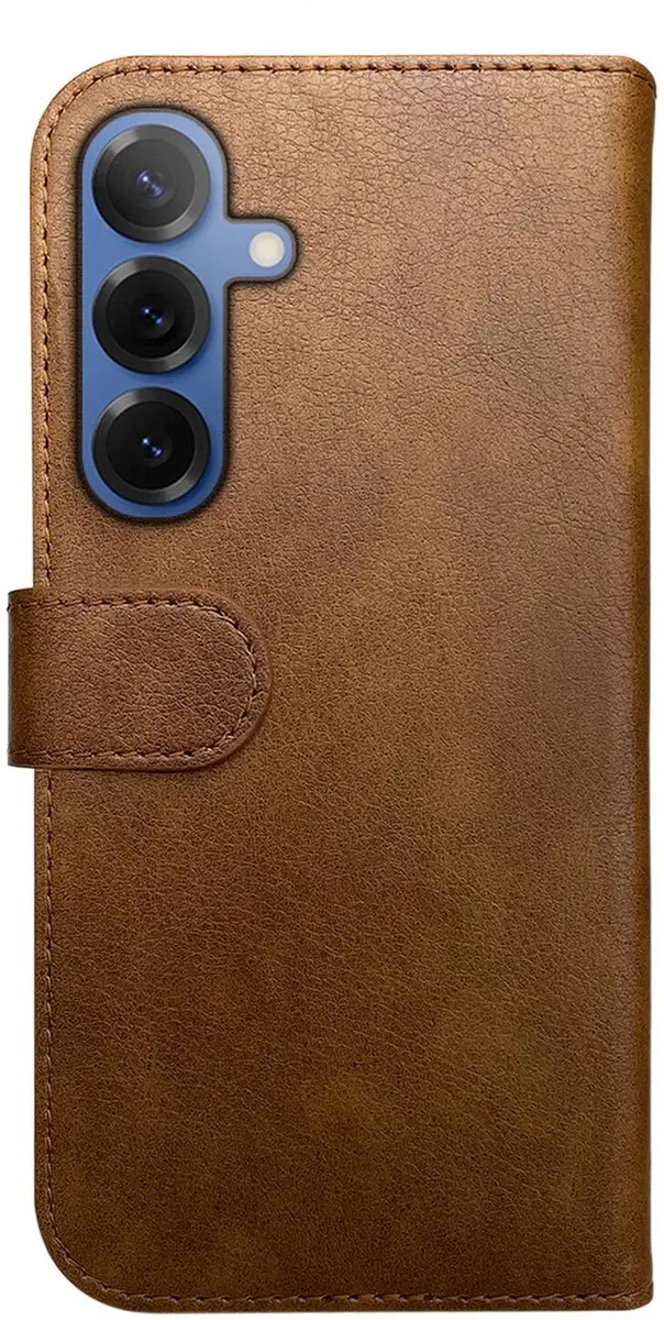 Rosso Element Wallet Book Case 224451 - Samsung Galaxy S25 FE - 3 Pasjes - Bruin