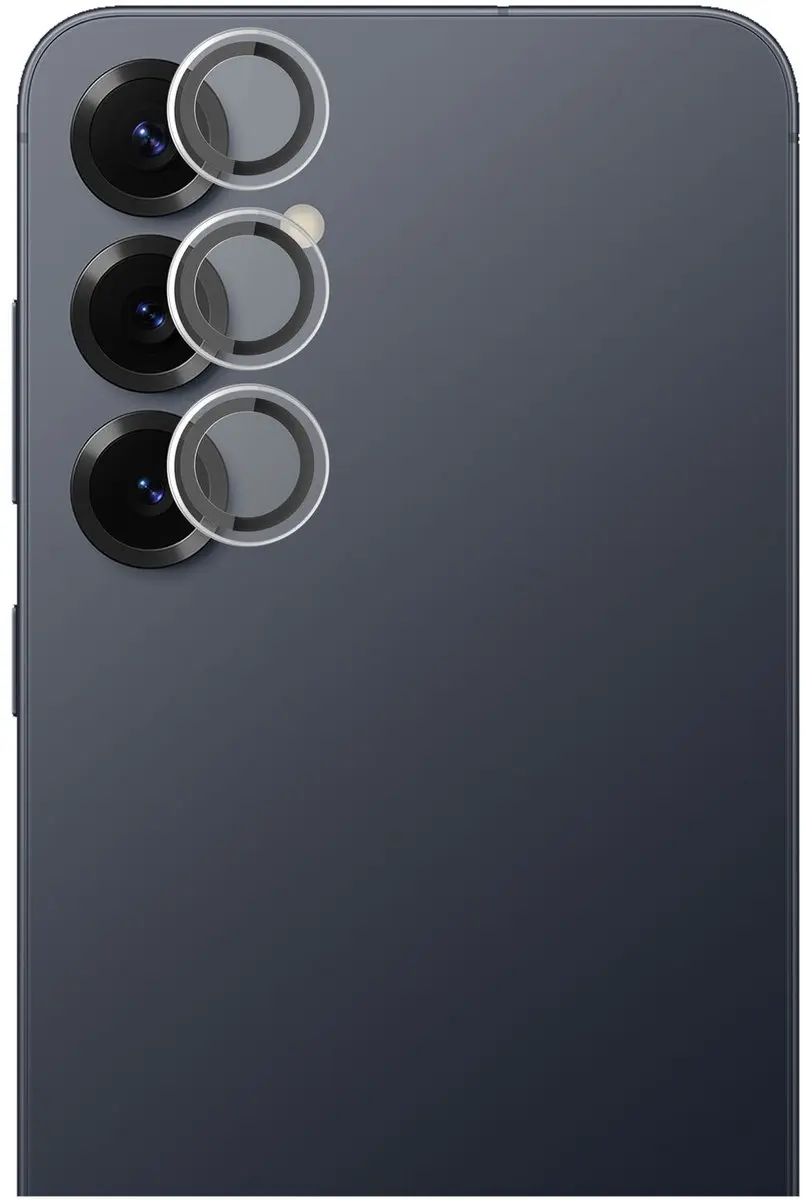 Rosso Camera Frame Protector Samsung Galaxy S25 FE - 9H Glas - Transparant