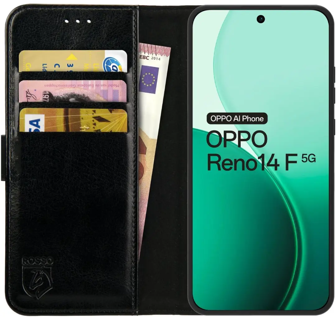 Rosso Element Wallet Book Case OPPO Reno 14 F