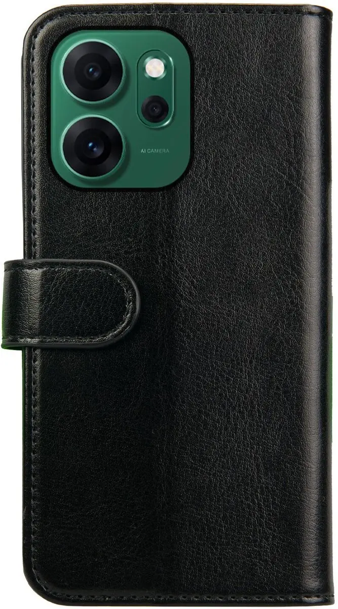 Rosso Element Wallet Book Case OPPO Reno 14 F - 3 Pasjes - Zwart