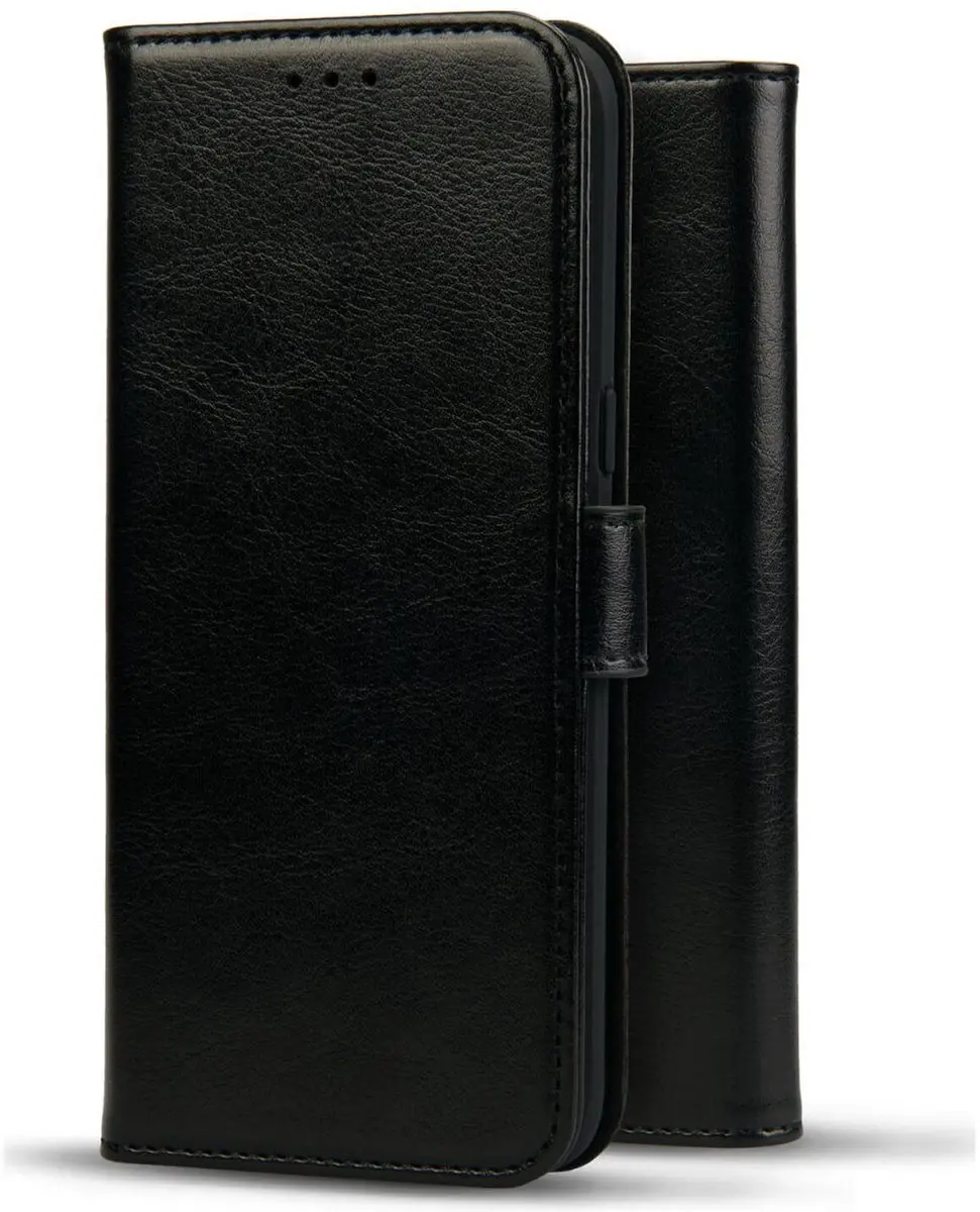 Rosso Element Wallet Book Case OPPO Reno 14 F - 3 Pasjes - Zwart