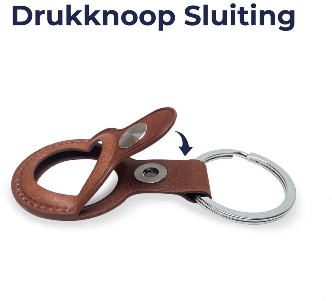 Rosso Deluxe Sleutelhanger Echt Leer 225990 - Bruin