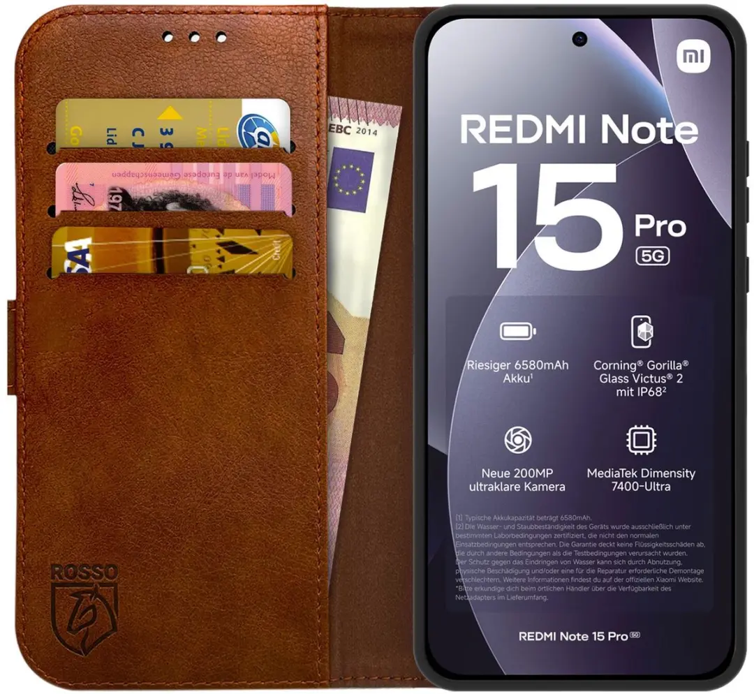 Rosso Element Wallet Book Case 228297