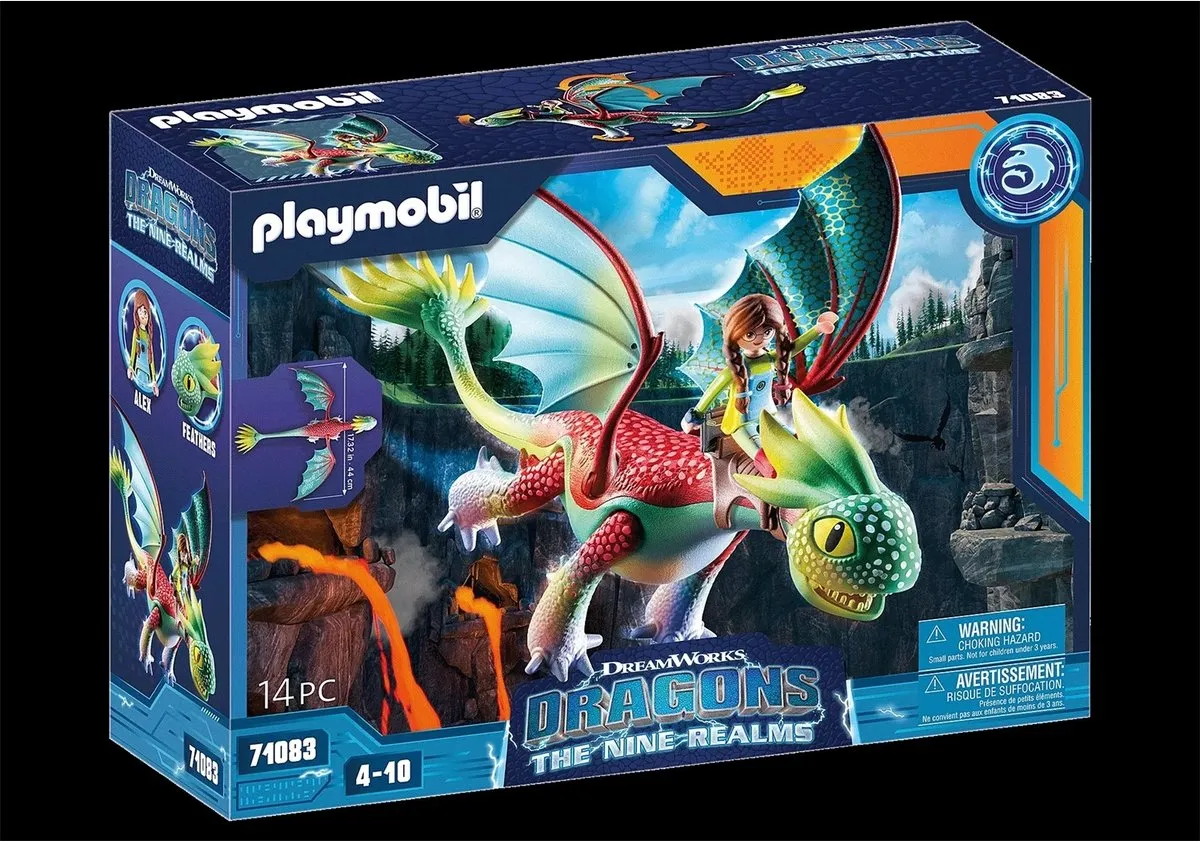 Playmobil Dragons: The Nine Realms Feathers & Alex 71083