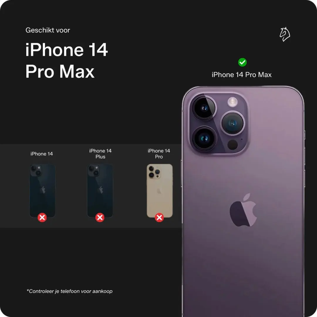 Rosso Avanti Hoesje iPhone 14 Pro Max - Grijs - MagSafe