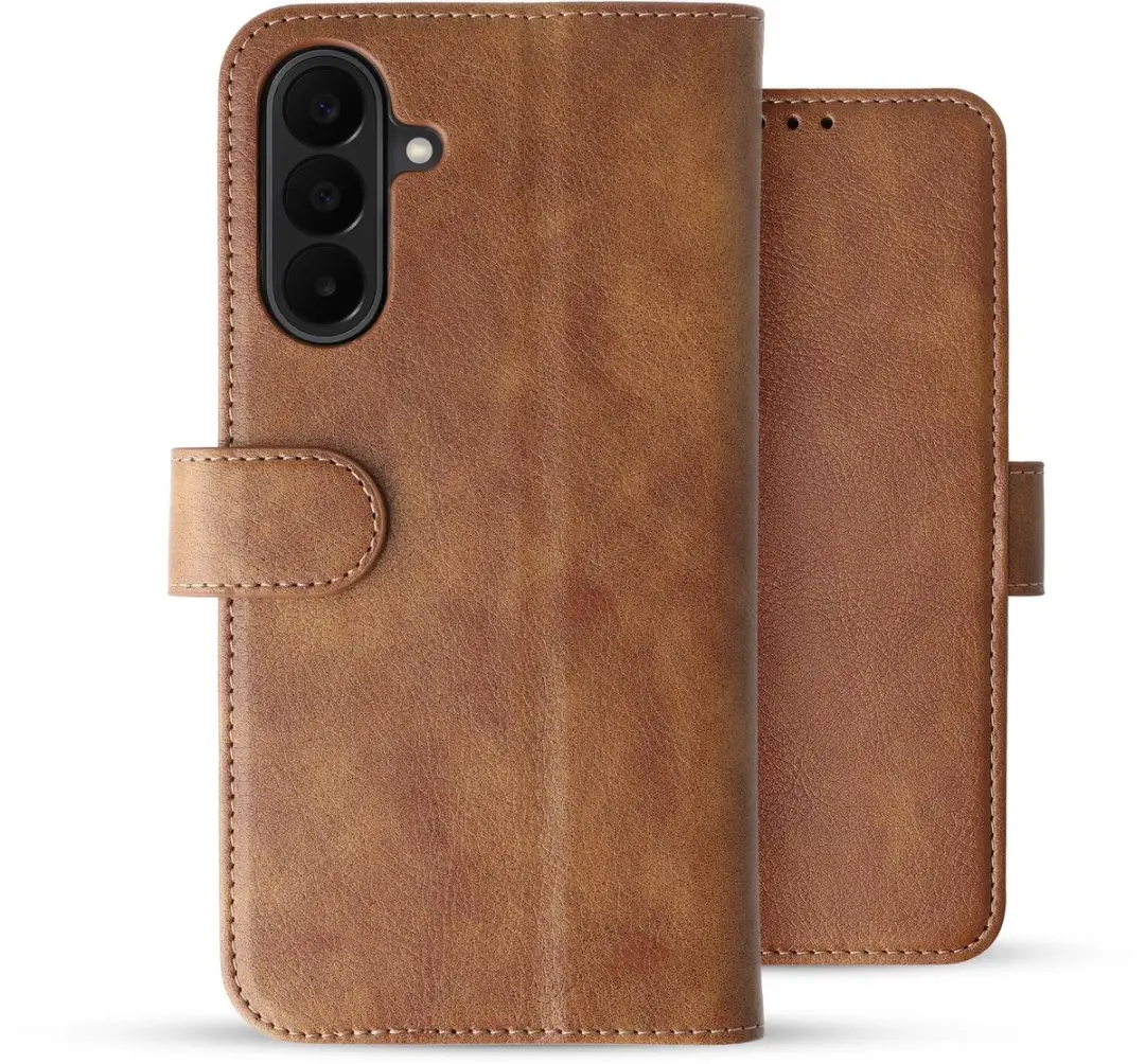 Rosso Element Wallet Book Case Samsung Galaxy A27 - 3 Pasjes - Bruin