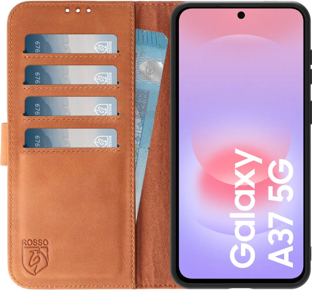 Rosso Deluxe Echt Leer Hoesje Samsung Galaxy A37