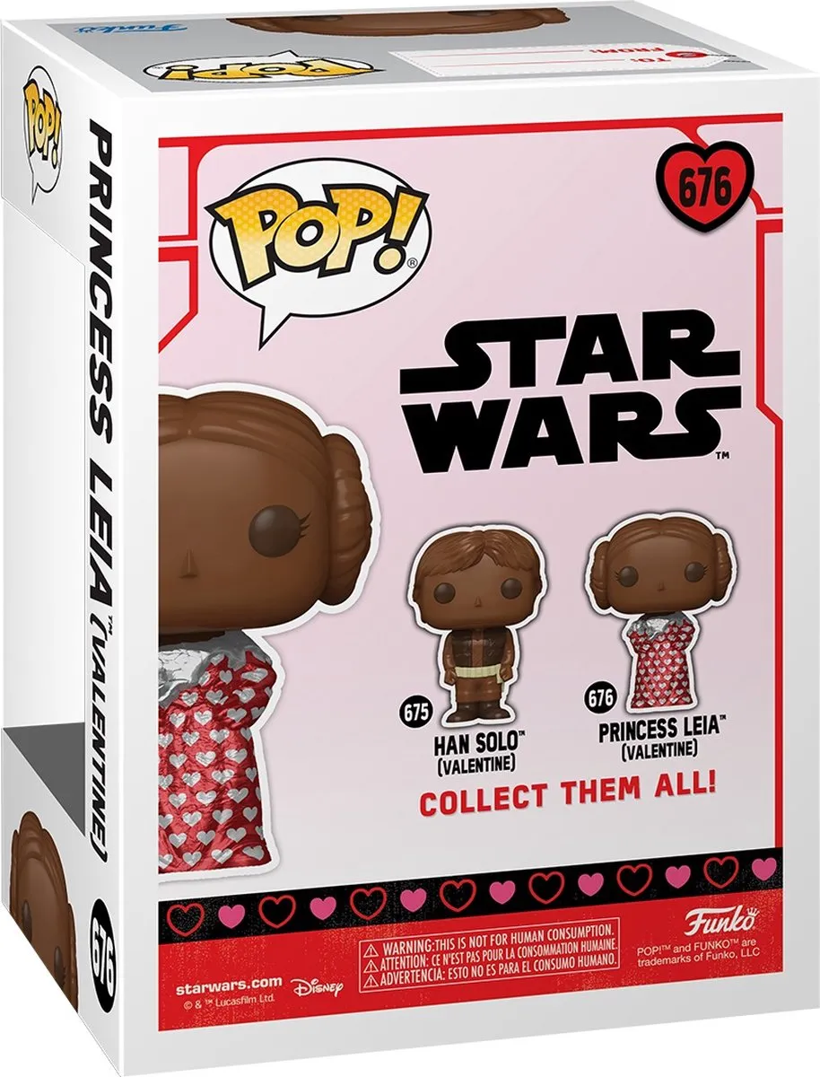 Funko Pop! Star Wars Leia Valentines Chocolate 76214 - Veelkleurig