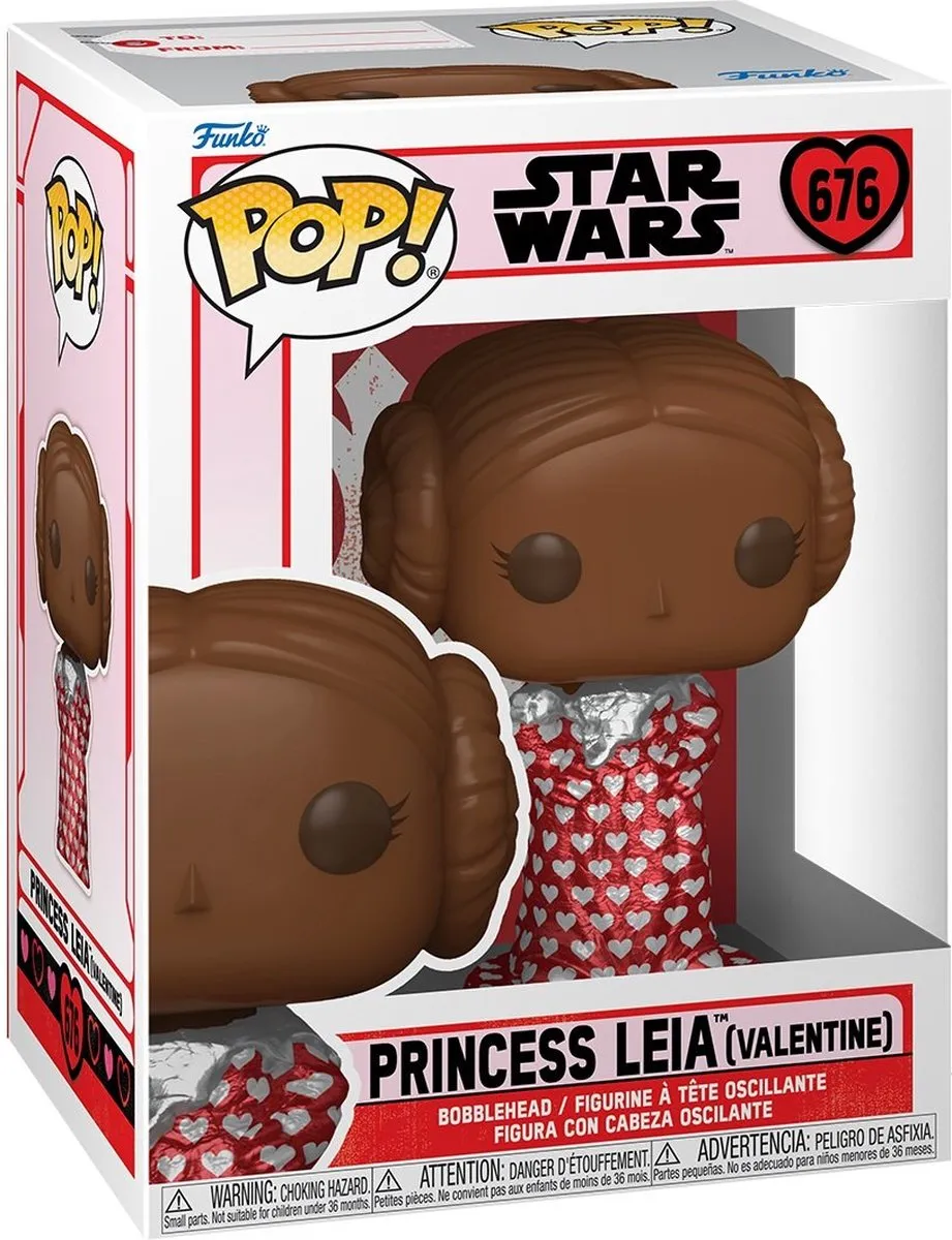 Funko Pop! Star Wars Leia Valentines Chocolate 76214 - Veelkleurig