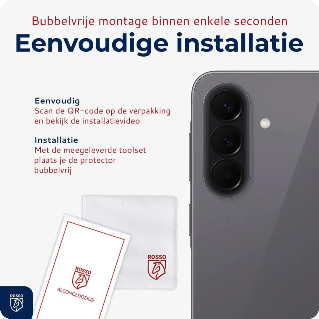 Rosso Camera Protector Samsung Galaxy A27 - Ultra Dun Glas - Zwart