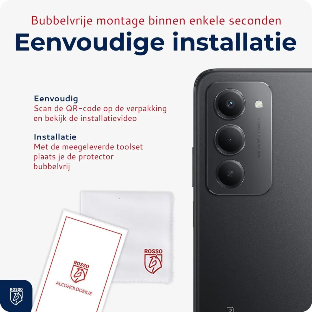 Rosso Camera Protector Xiaomi Redmi 15 - Ultra Dun Glas - Transparant