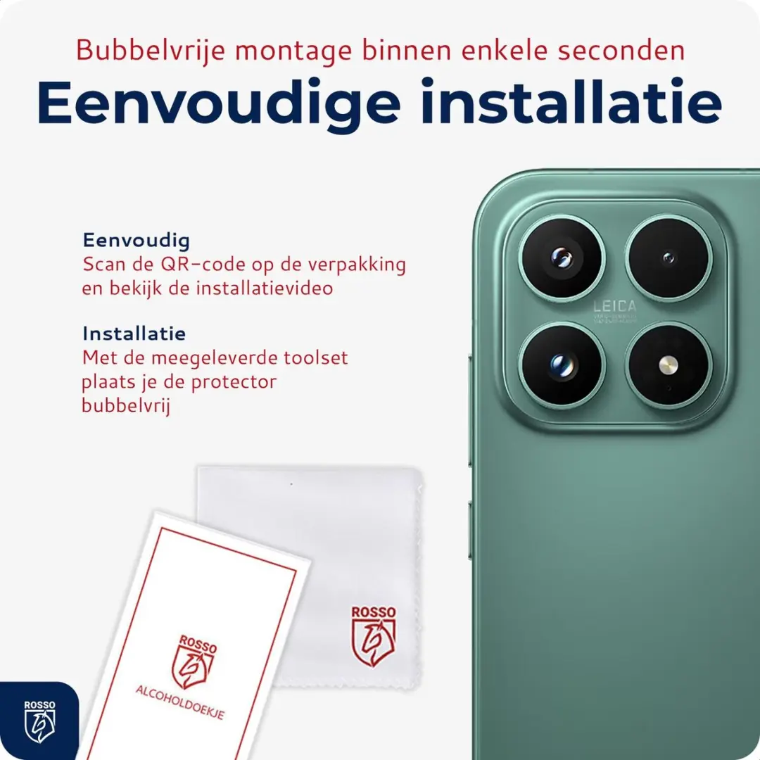Rosso Camera Protector Xiaomi 17 - Ultra Dun Glas - Transparant