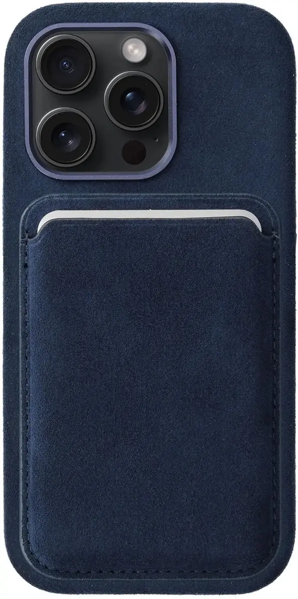 Rosso Avanti iPhone 15 Pro Hoesje - Blauw - 3 Pasjes
