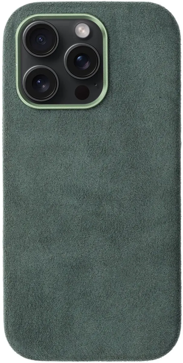 Rosso Avanti iPhone 15 Pro Hoesje - Groen - 3 Pasjes