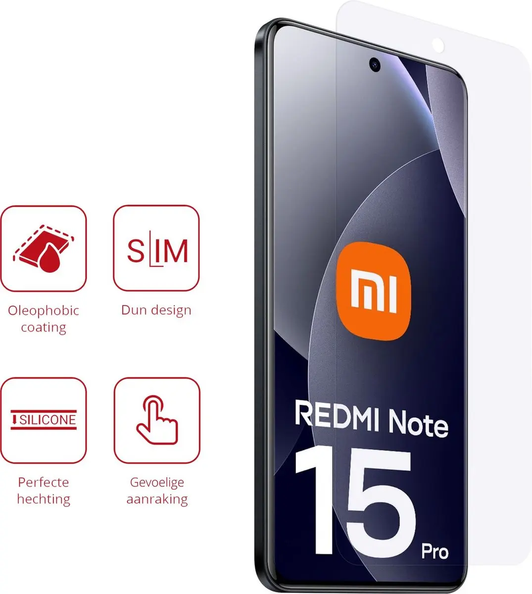 Rosso Screen Protector Xiaomi Redmi Note 15 Pro 4G - 2 Stuks