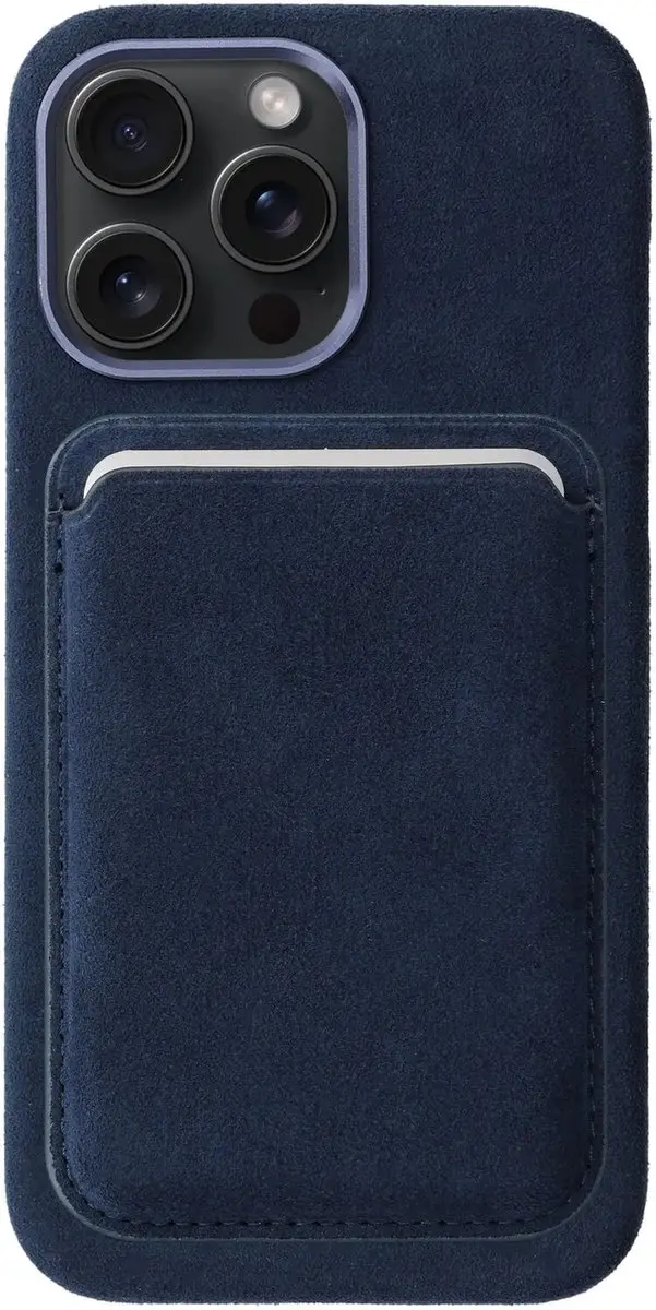 Rosso Avanti iPhone 14 Pro Max Hoesje - Blauw - 3 Pasjes