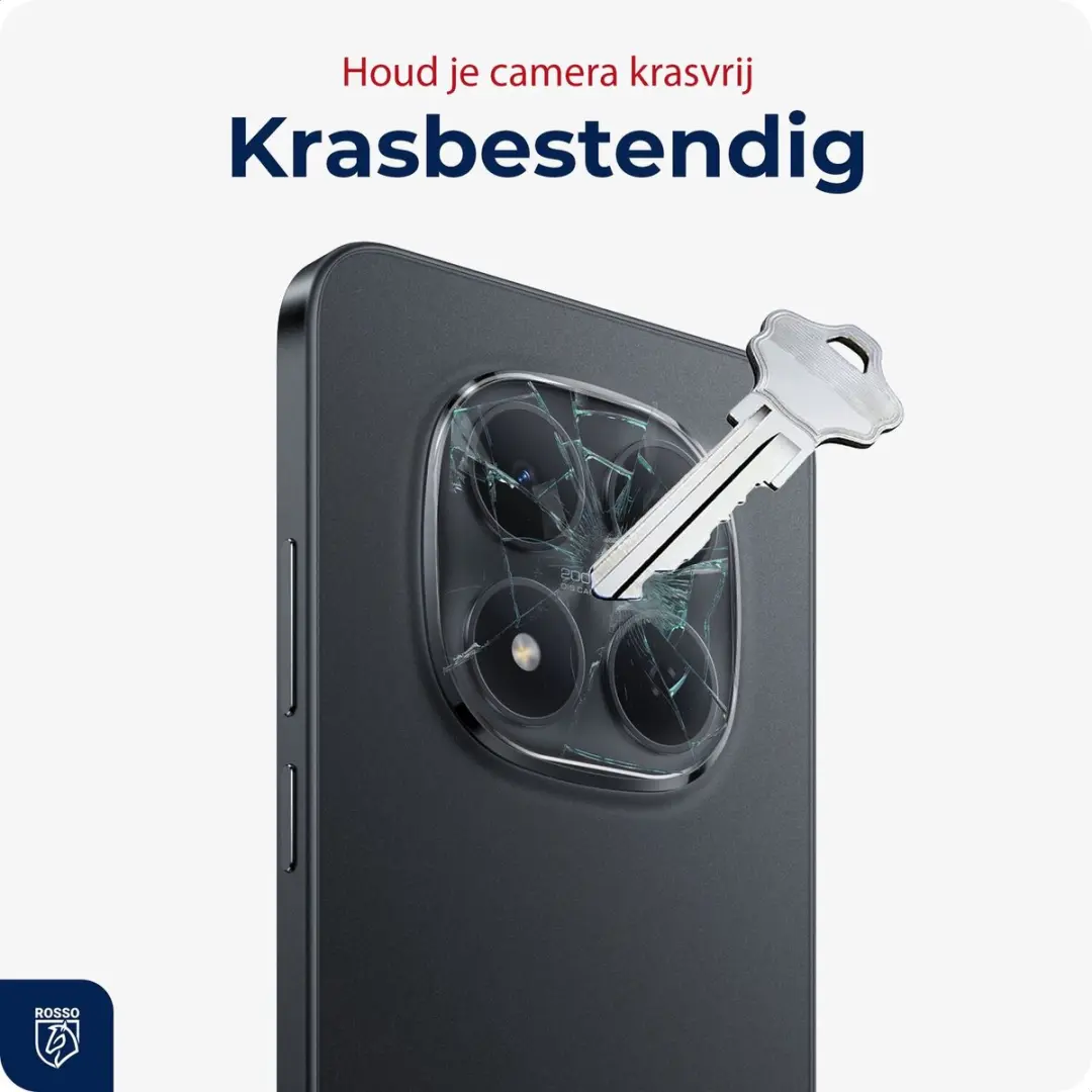 Rosso Camera Protector Xiaomi Redmi Note 15 5G - Ultra Dun Glas - Transparant