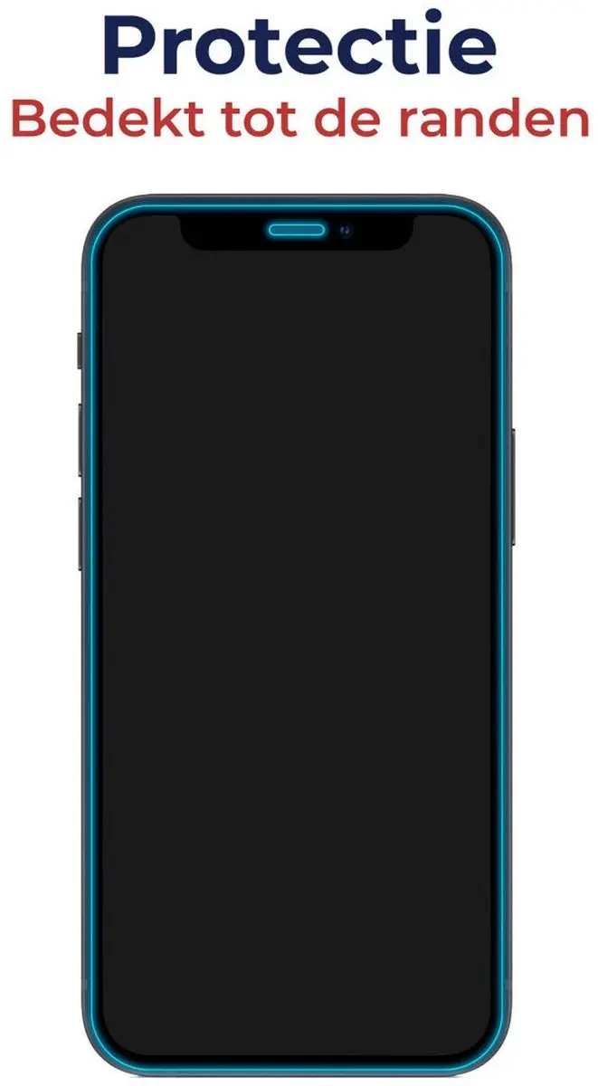 Rosso Screen Protector iPhone 12/12 Pro 9H Glasplaatje - 2 Stuks