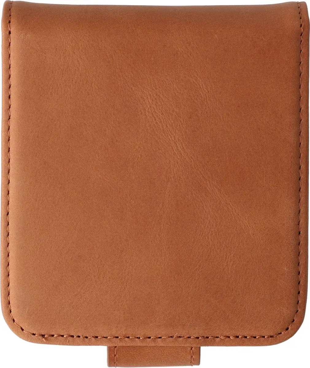 Rosso Deluxe Echt Leer Hoesje 262741 - Samsung Galaxy Z Flip8 - 3 Pasjes - Bruin