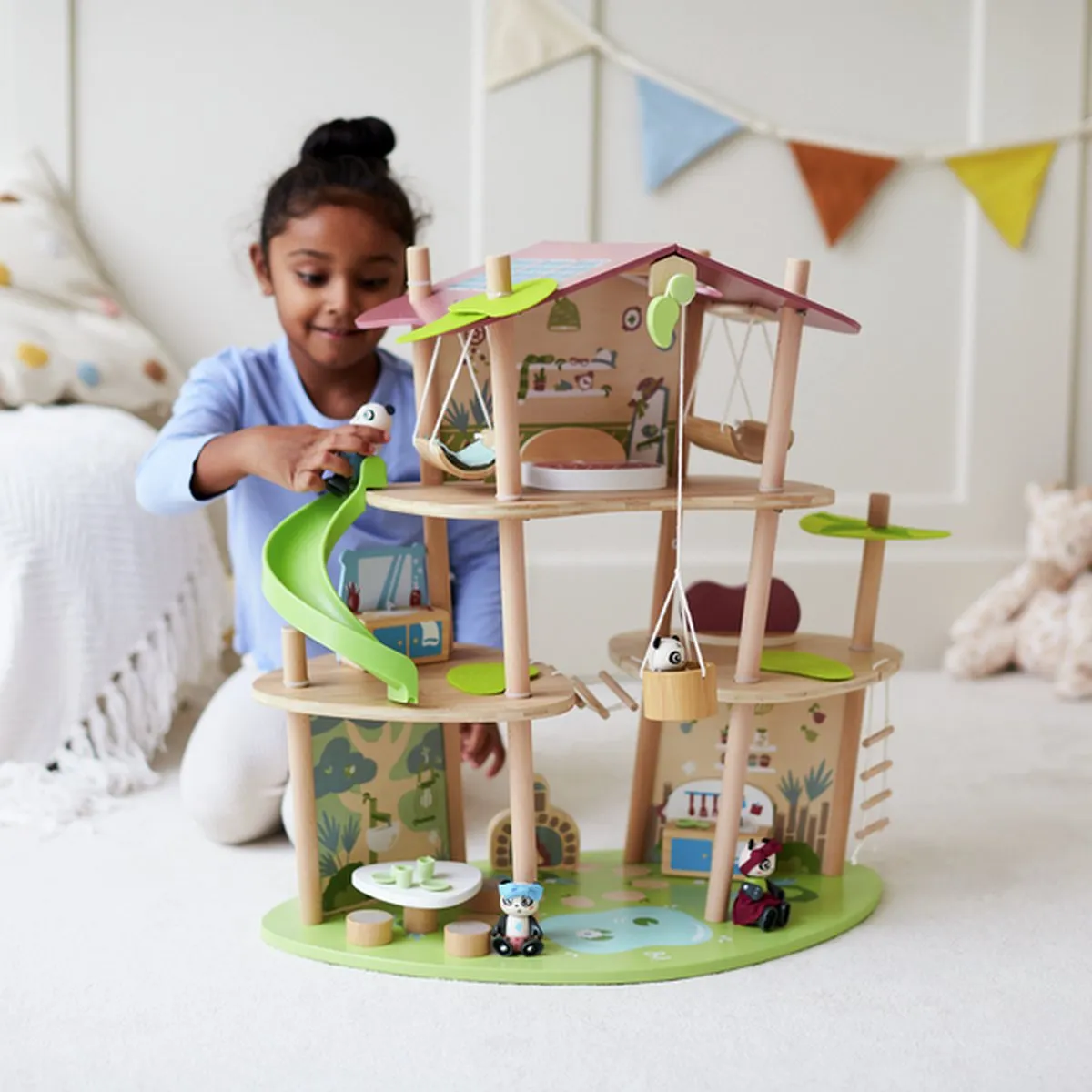 Hape Panda's Bamboe Huis