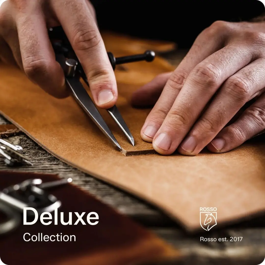 Rosso Deluxe Echt Leer Hoesje Zwart - Samsung Galaxy Z Fold8 Ultra - 4 Pasjes