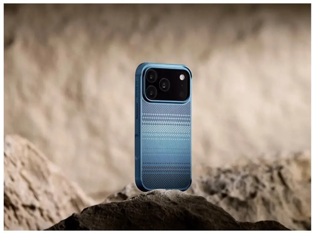 Pitaka ProGuard Hoesje iPhone 17 Pro KI1703MGP - Blauw - afbeelding 6 van 6