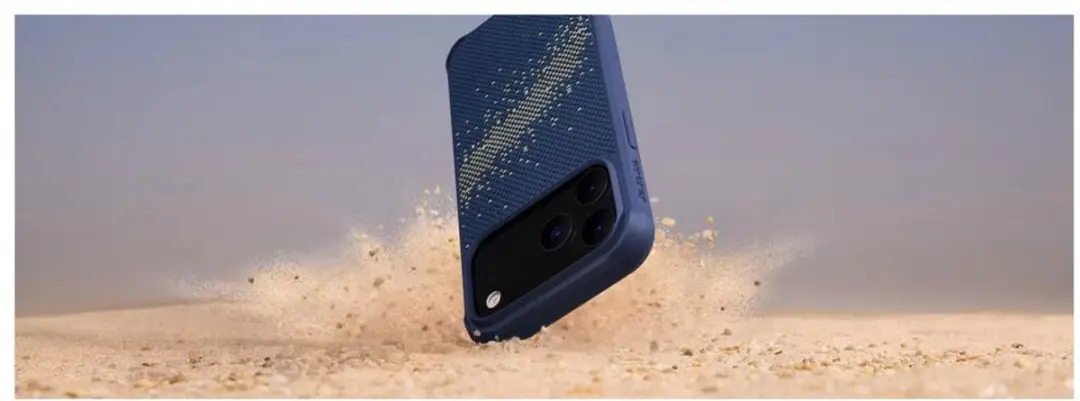 Pitaka ProGuard Hoesje iPhone 17 Pro KI1705MGP - Blauw - afbeelding 6 van 6