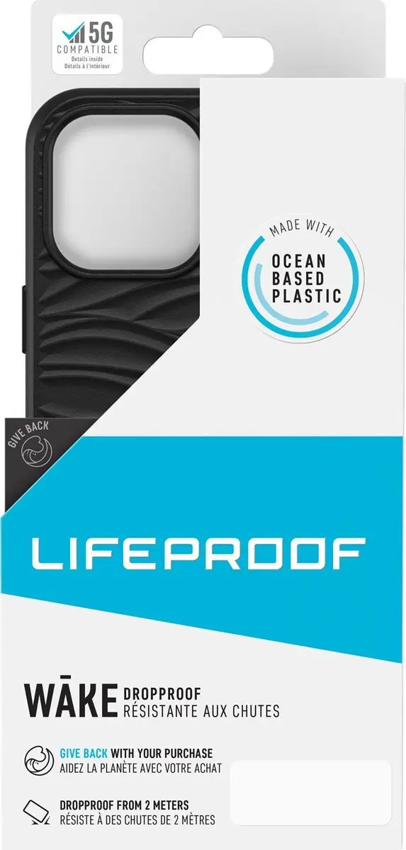 LifeProof Wake Hoesje iPhone 13 Pro 77-85599 - Zwart