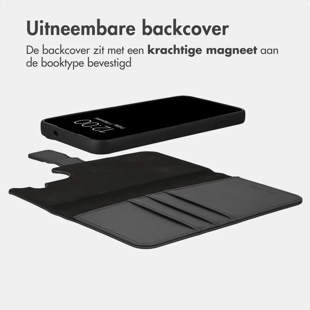 Imoshion Bookcase Hoesje Samsung Galaxy S26 FE - 2-in-1 Zwart