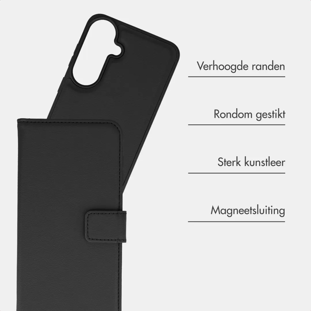 Imoshion Bookcase Hoesje Samsung Galaxy S26 FE - 2-in-1 Zwart