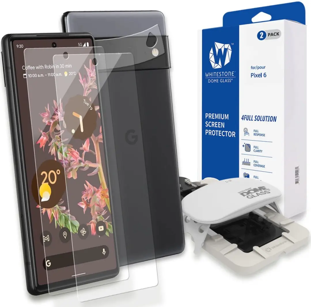Whitestone Dome Glass Google Pixel 6 Schermbeschermer