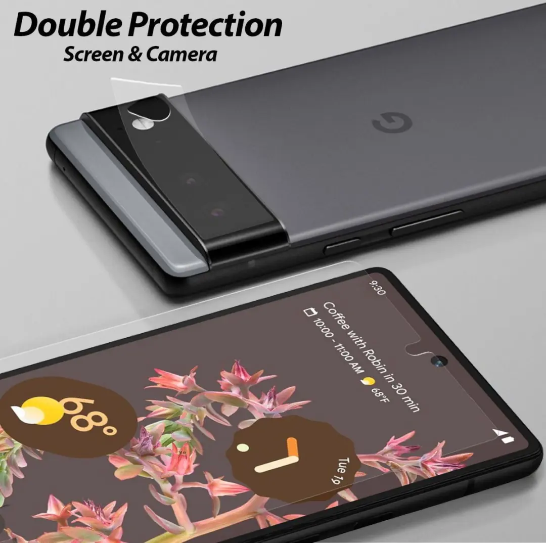Whitestone Dome Glass Google Pixel 6 Schermbeschermer - 2 Stuks