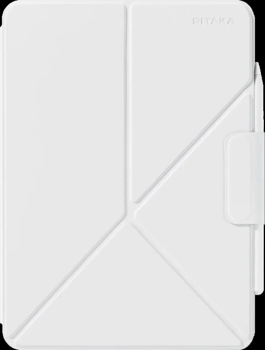 Pitaka MagEZ Folio FOL2304 Hoesje - iPad Air 13 (M2-M4) - Wit