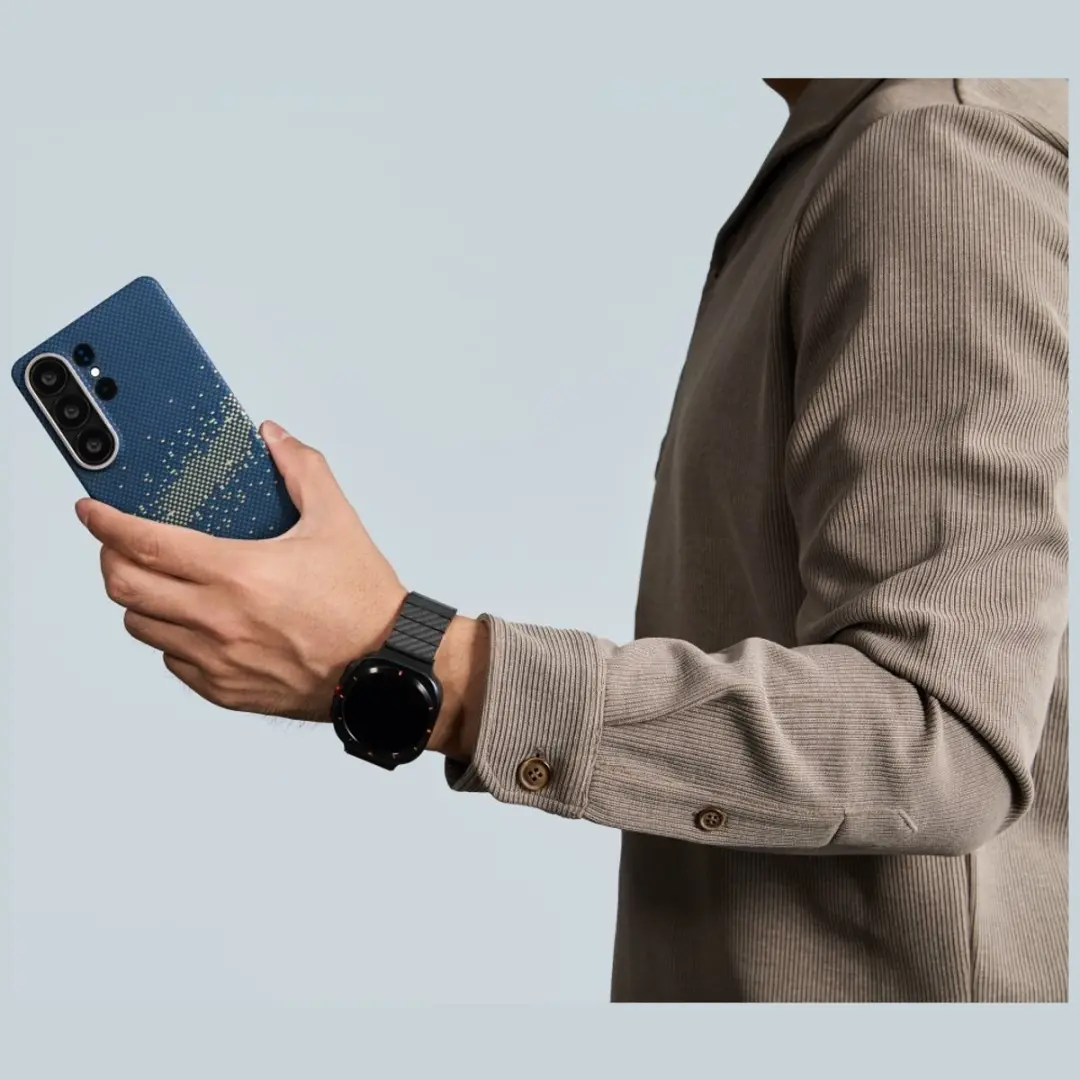 Pitaka Edge Case Samsung Galaxy S26 Ultra - Milky Way - Aramide Fiber - MagSafe - afbeelding 5 van 6