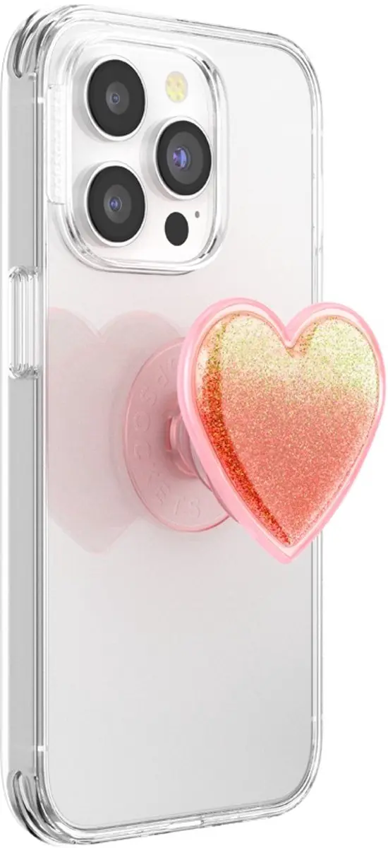 PopSockets PopTop Squishy Tidepool Heart Pink - Telefoonbutton