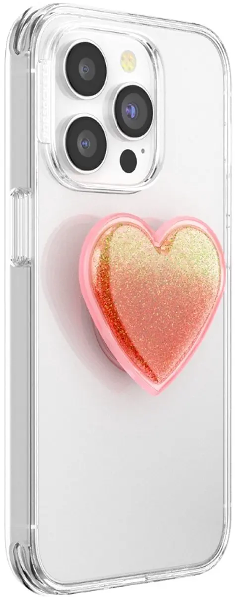 PopSockets PopTop Squishy Tidepool Heart Pink - Telefoonbutton
