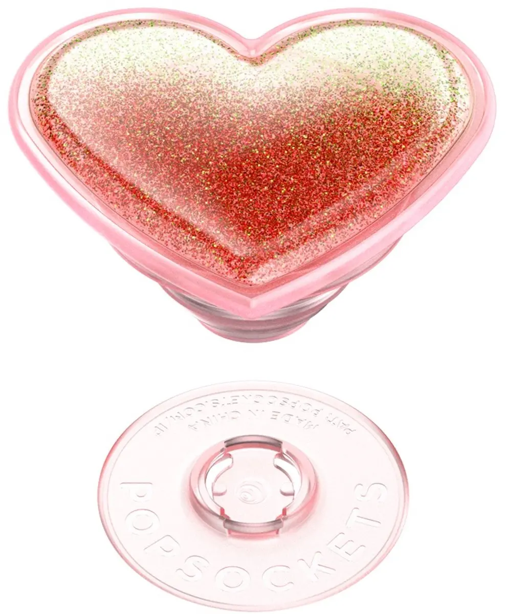 PopSockets PopTop Squishy Tidepool Heart Pink - Telefoonbutton