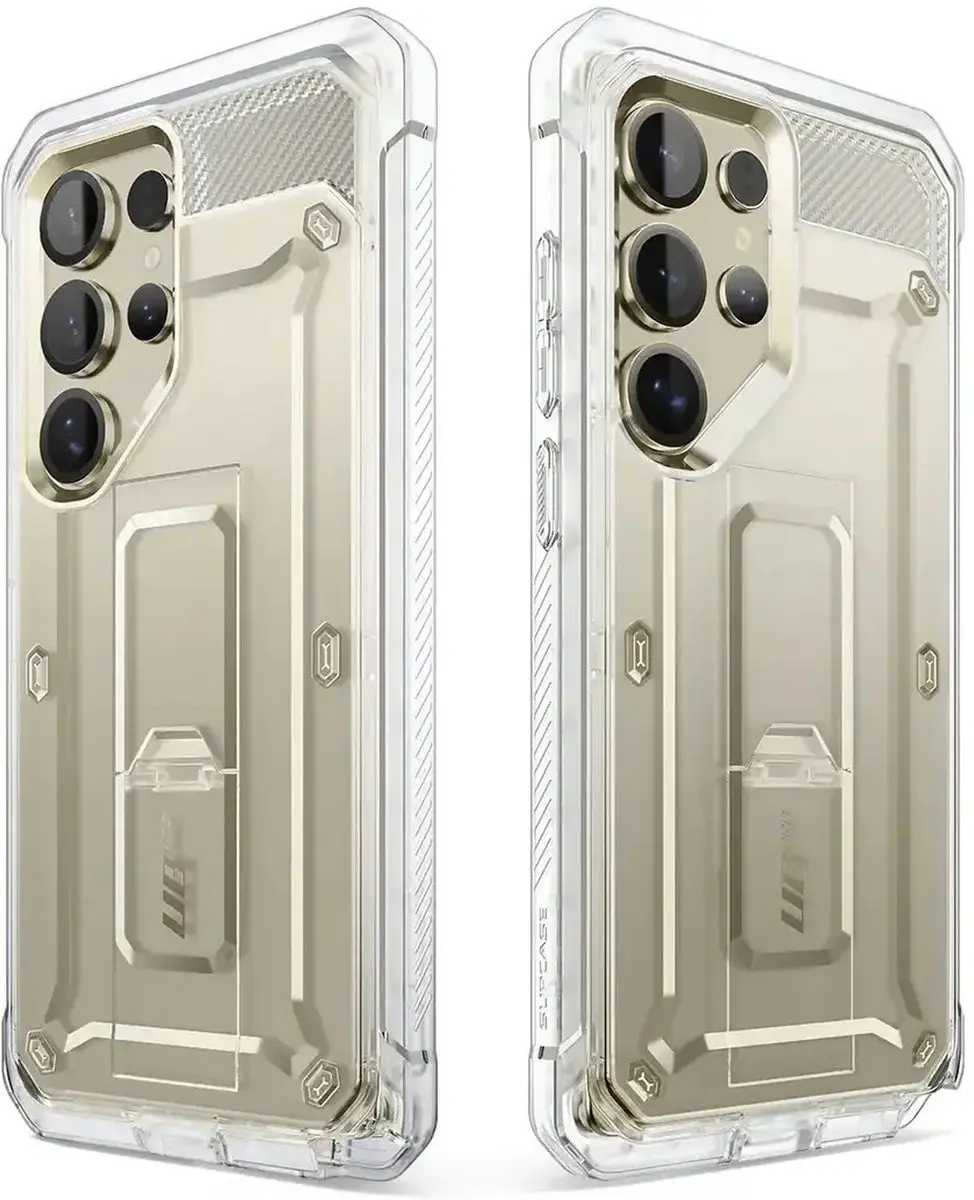 Supcase Unicorn Beetle Pro BACK-SPC-PRO-CL-S25U Hoesje - Samsung Galaxy S25 Ultra - Transparant