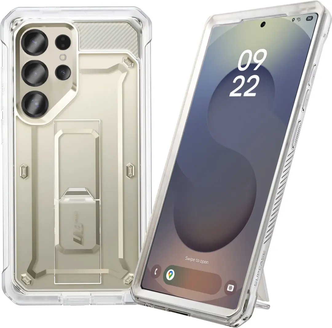 Supcase Unicorn Beetle Pro BACK-SPC-PRO-CL-S25U Hoesje - Samsung Galaxy S25 Ultra - Transparant