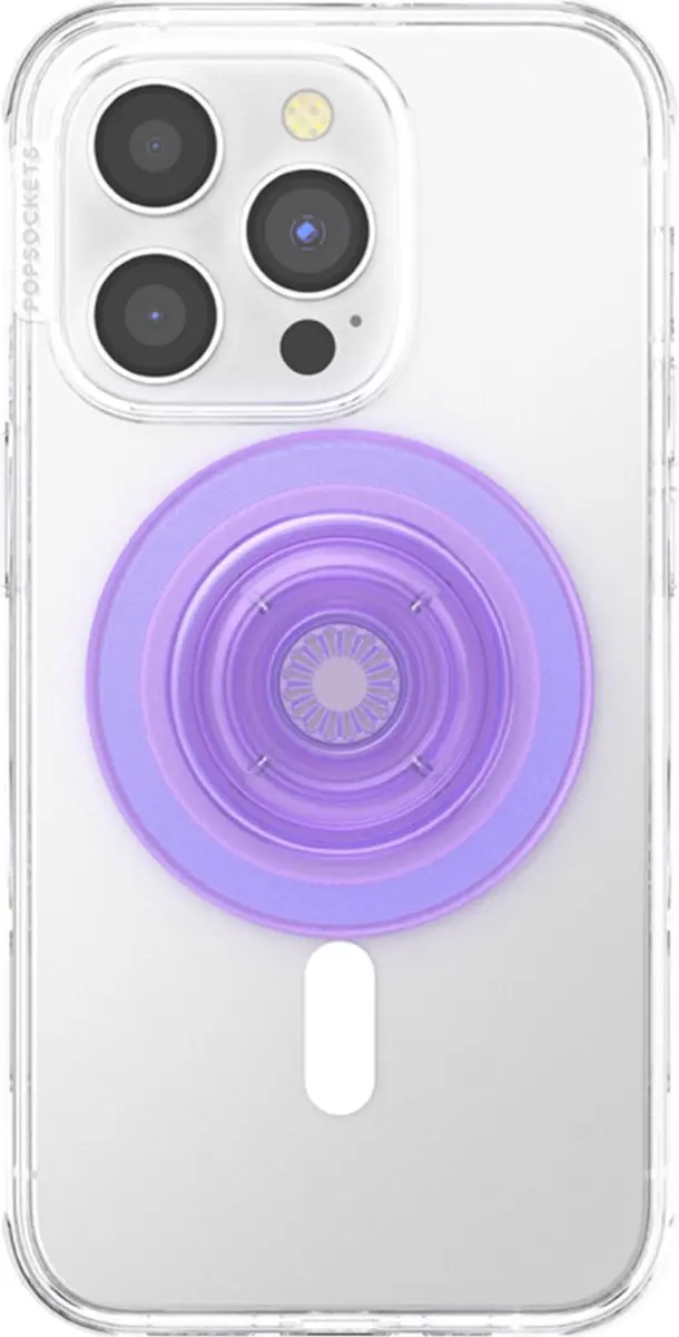 PopSockets PopGrip 806875 MagSafe Round - Translucent Paars
