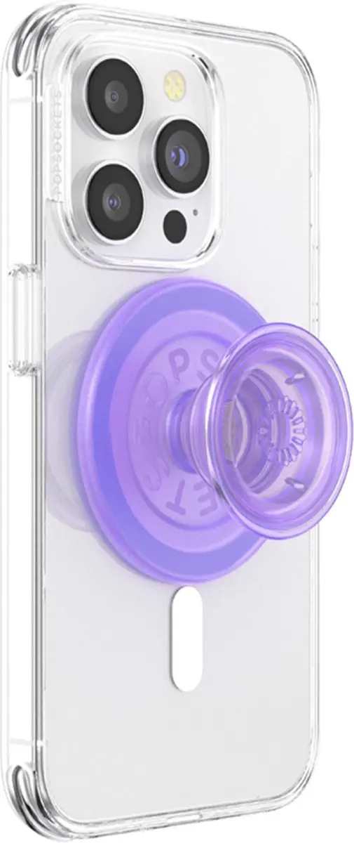 PopSockets PopGrip 806875 MagSafe Round - Translucent Paars