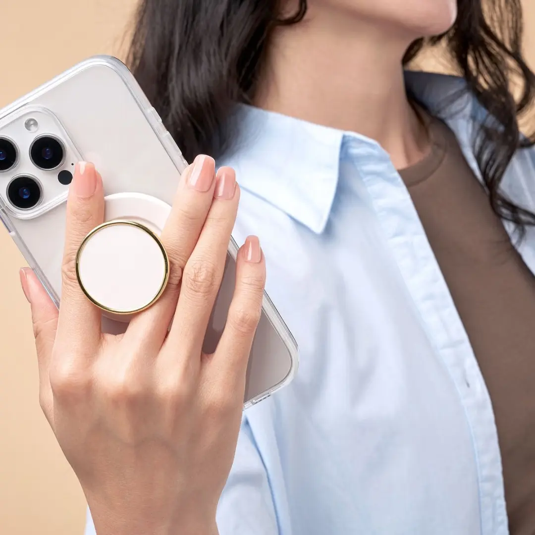 PopSockets PopGrip MagSafe Round Coconut Creme - 0840173746912