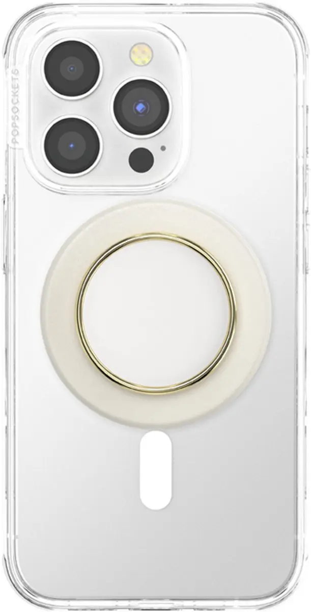 PopSockets PopGrip MagSafe Round Coconut Creme - 0840173746912 - afbeelding 6 van 6