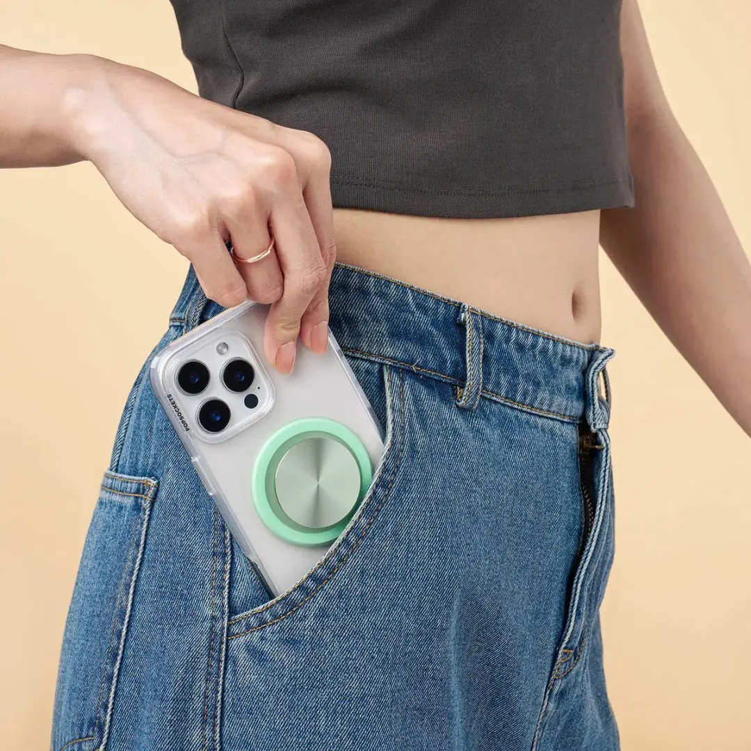 PopSockets PopGrip MagSafe Round POPS807189 - Groen - afbeelding 6 van 6