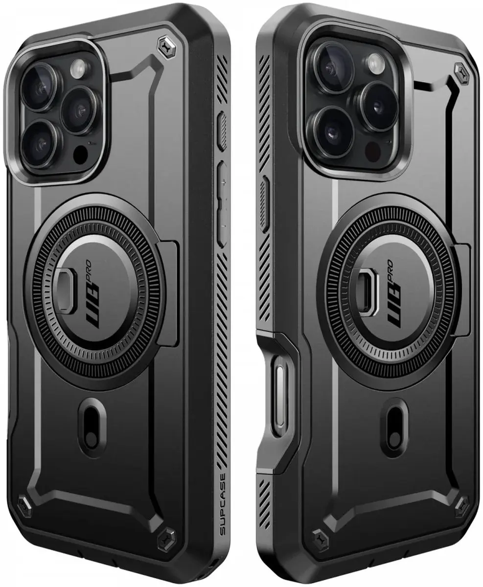 Supcase Unicorn Beetle Mag Pro iPhone 16 Pro Max Hoesje - Zwart - afbeelding 6 van 6