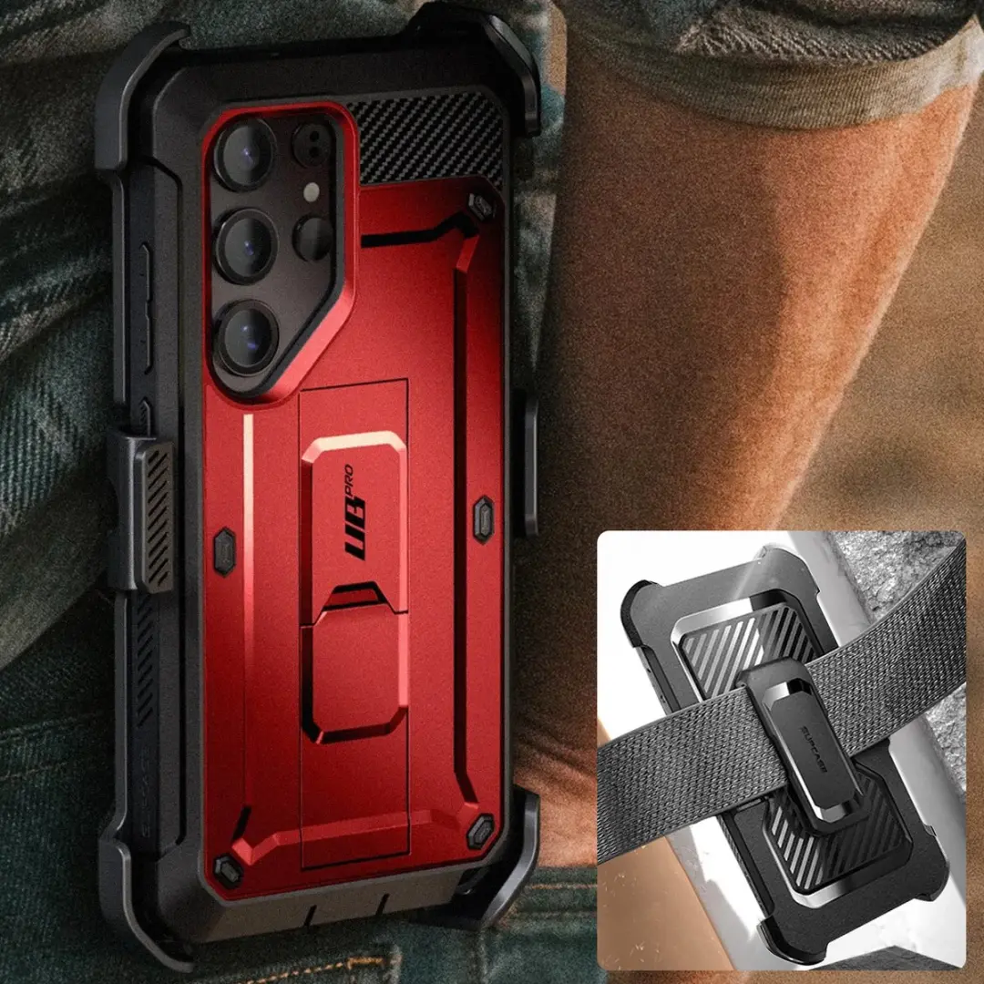 Supcase Unicorn Beetle Pro BACK-SPC-PRO-RD-S25U Hoesje - Rood